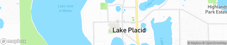 Lake Placid - map