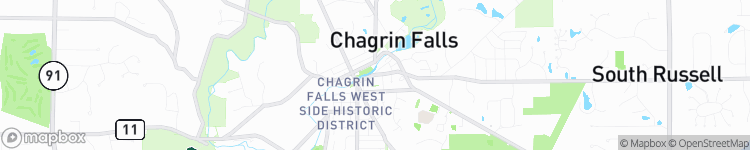 Chagrin Falls - map