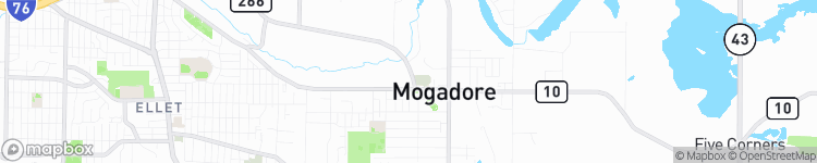 Mogadore - map