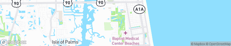 Jacksonville Beach - map