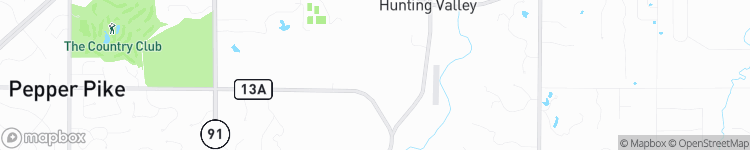 Hunting Valley - map