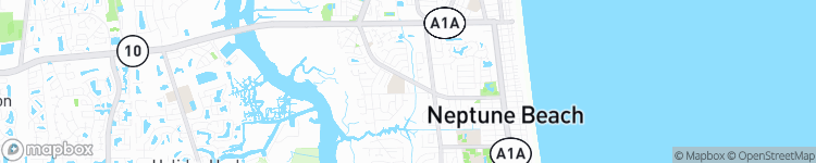 Neptune Beach - map