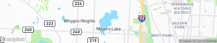 Meyers Lake - map