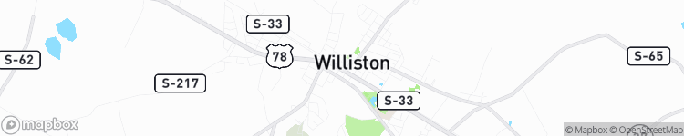 Williston - map