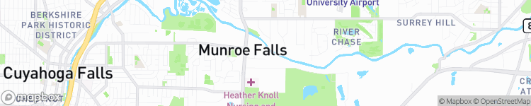 Munroe Falls - map