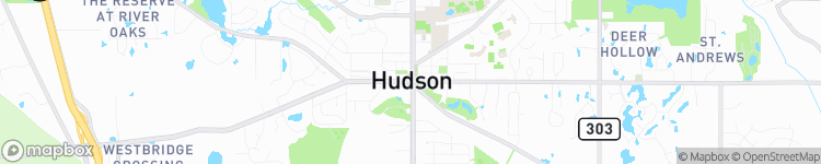 Hudson - map