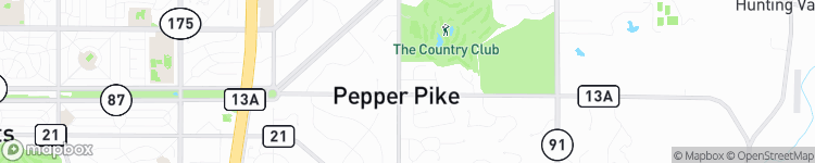 Pepper Pike - map