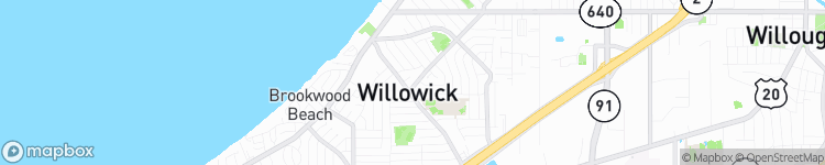 Willowick - map