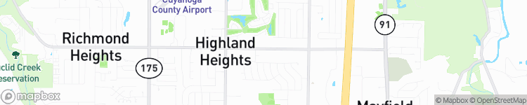 Highland Heights - map