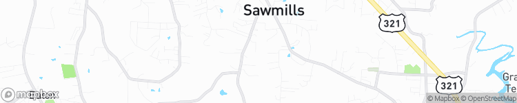 Sawmills - map
