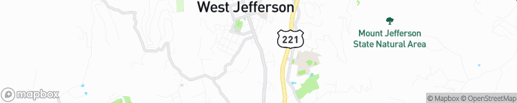 West Jefferson - map