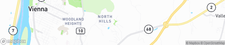 North Hills - map