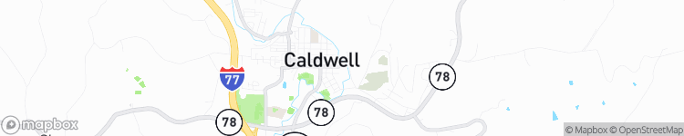 Caldwell - map