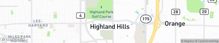 Highland Hills - map