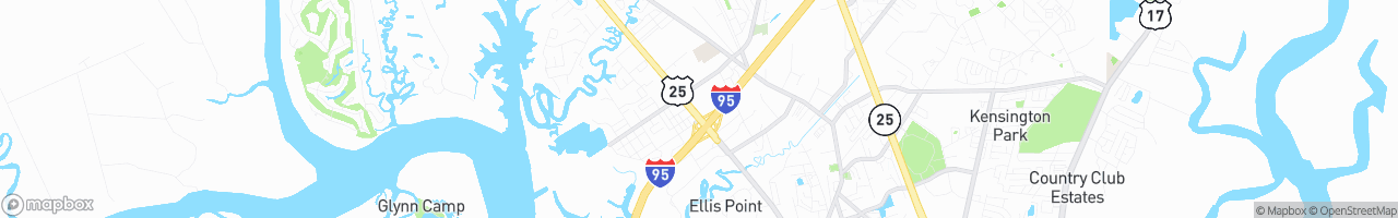 I-95 Shell - map