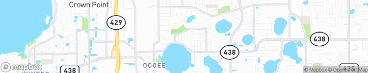 Ocoee - map