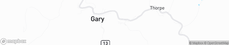 Gary - map