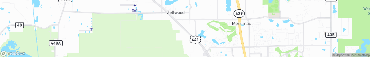Zellwood Truck Stop - map