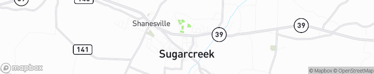 Sugarcreek - map