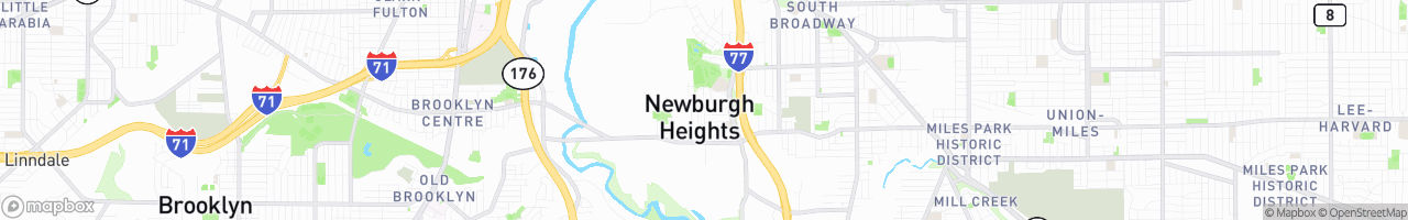 Newburgh Heights - map