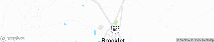 Brooklet - map