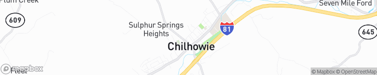 Chilhowie - map