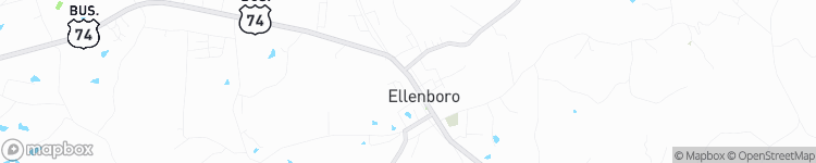 Ellenboro - map