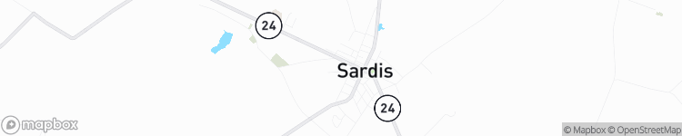 Sardis - map