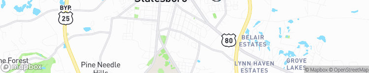 Statesboro - map