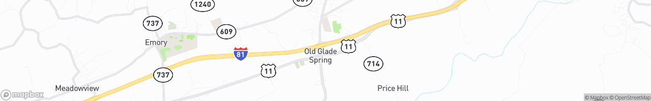 Petro Glade Spring - map