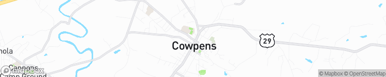 Cowpens - map