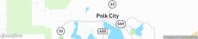 Polk City - map