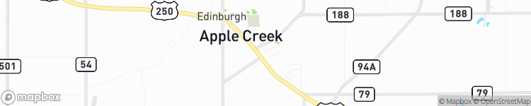 Apple Creek - map