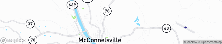 McConnelsville - map
