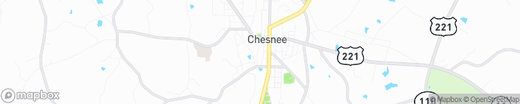 Chesnee - map