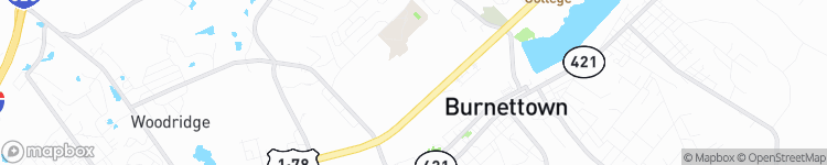 Burnettown - map
