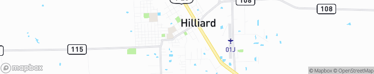 Hilliard - map