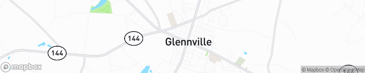 Glennville - map