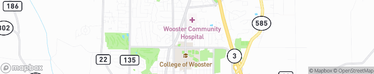 Wooster - map