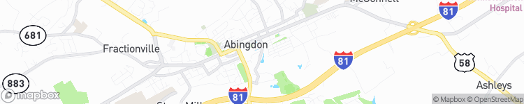 Abingdon - map