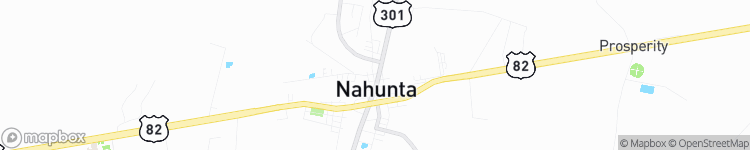 Nahunta - map
