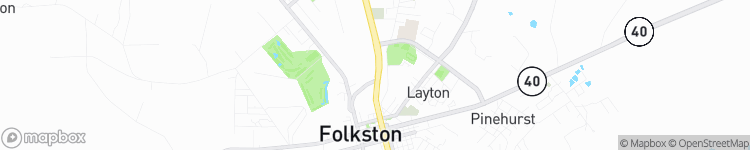 Folkston - map