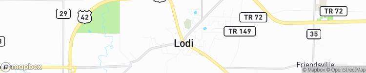 Lodi - map
