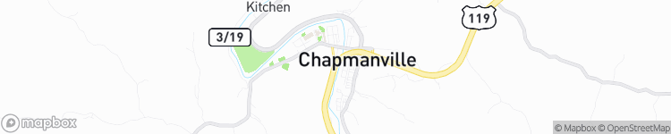 Chapmanville - map
