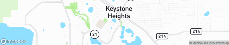 Keystone Heights - map