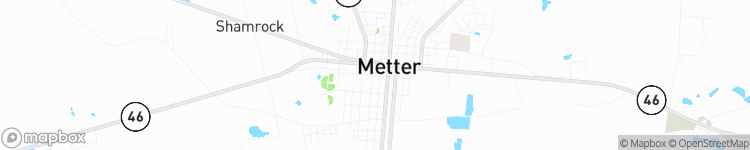 Metter - map
