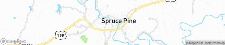 Spruce Pine - map