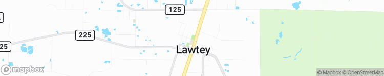 Lawtey - map