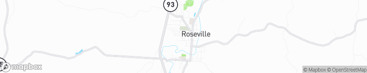 Roseville - map