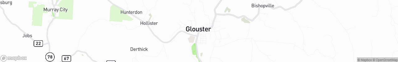 Glouster - map